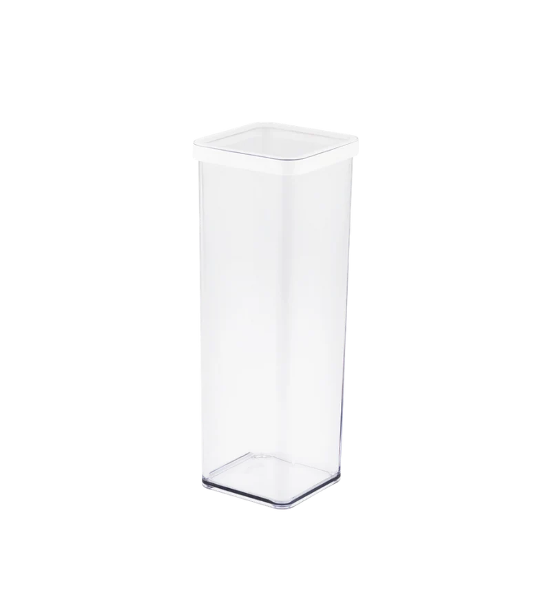 LOFT Vorratsdose Weiss - 10x10x28.5cm (2L)