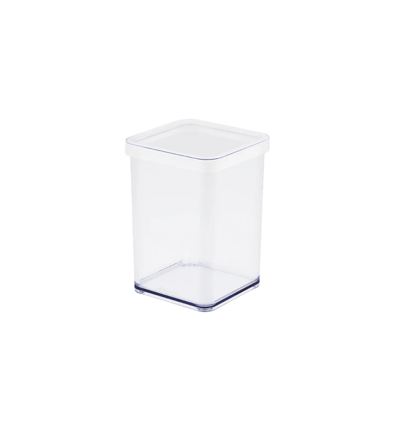 LOFT Vorratsdose Weiss - 10x10x14.2cm (1L)