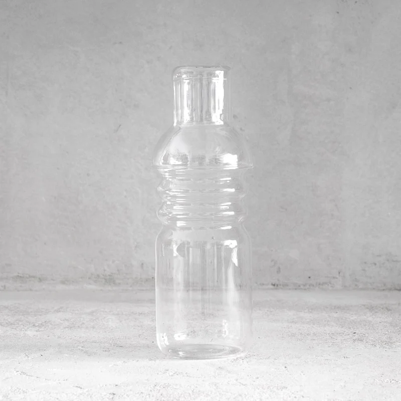 Flasche und Glas 800ml