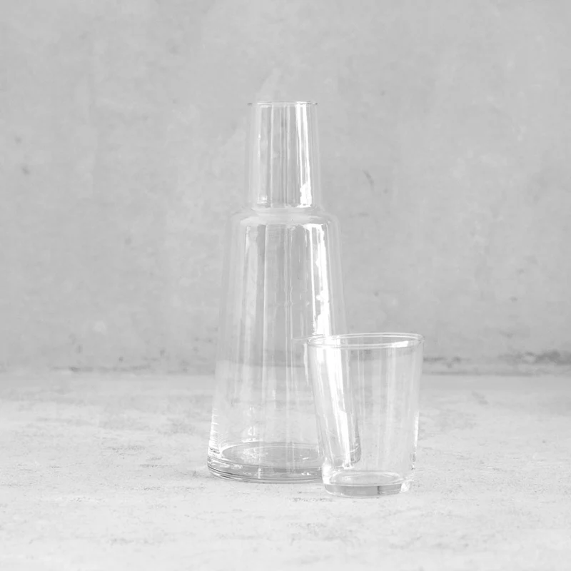 Flasche mit Glas 800ml