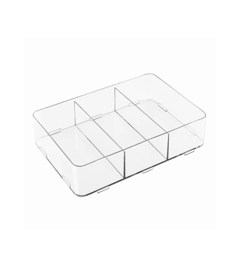 CLARITY Click-Organizer 3 Fächer - 30.5x21x7.6cm