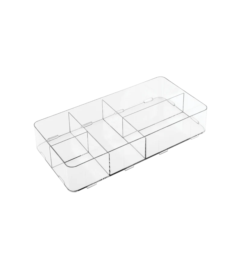 CLARITY Click-Organizer 5 Fächer - 40.6x20.3x7.6cm