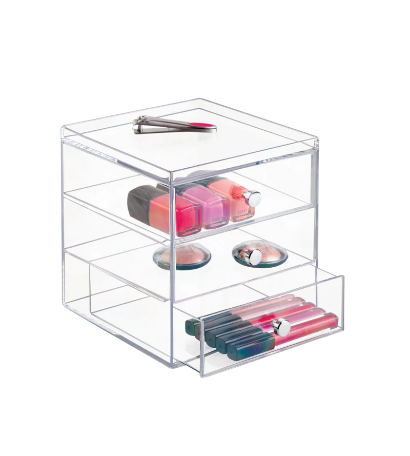 DRAWER - Schubladen-Turm KLAR 3 Fächer - Gross