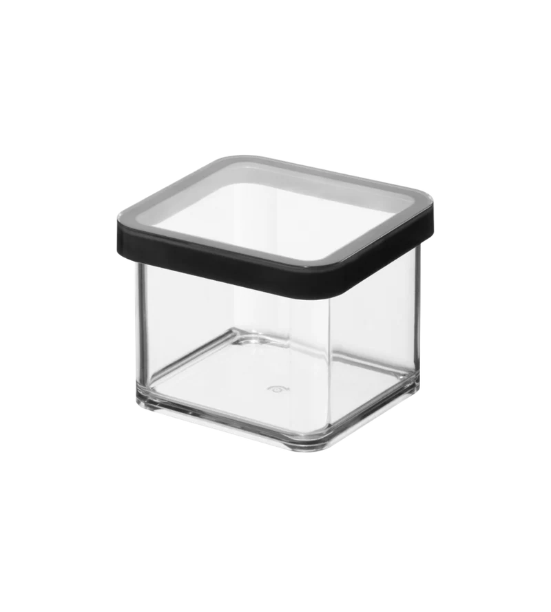 LOFT Vorratsdose Schwarz - 10x10x7.2cm (0.5L)