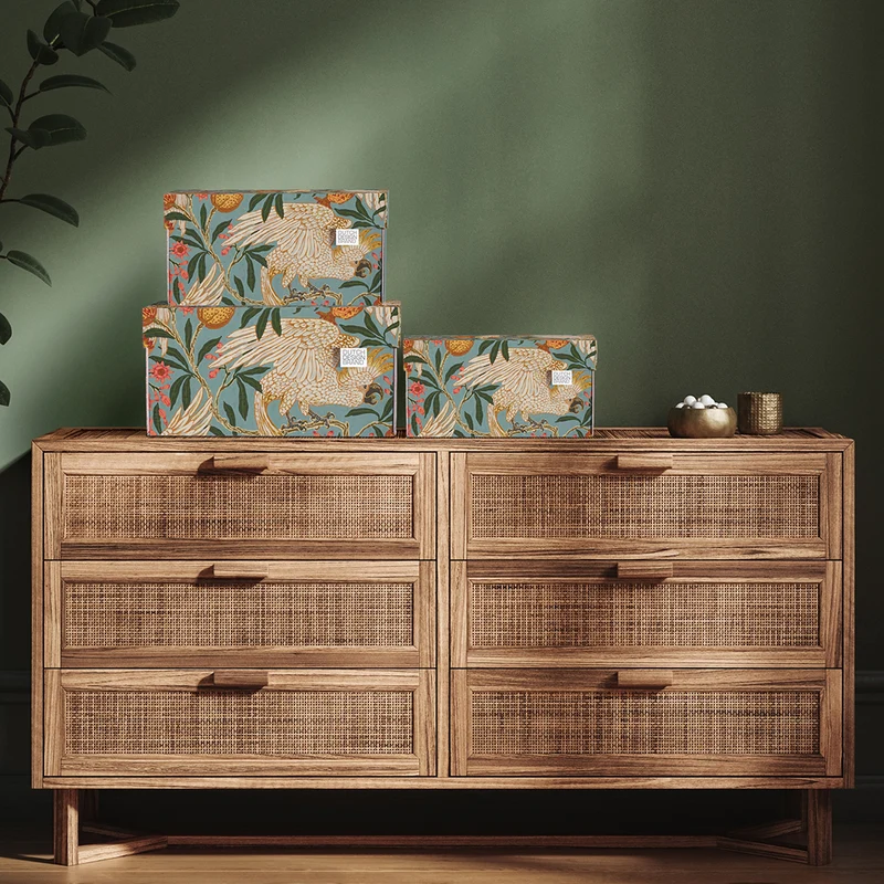 Cockatoo & Pomegranate Storage Box B2B