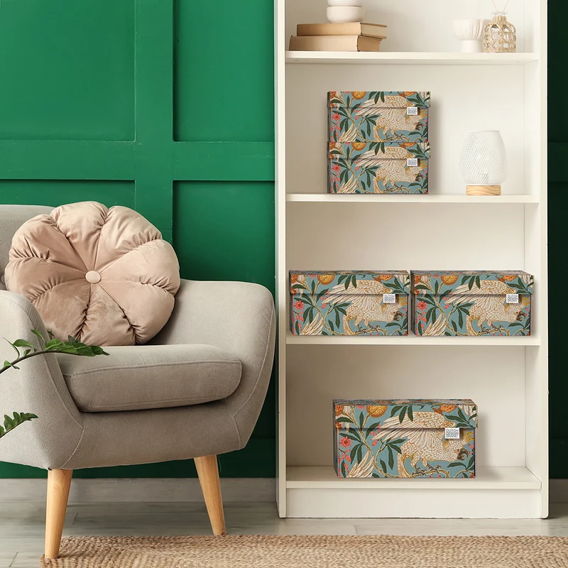Cockatoo & Pomegranate Storage Box B2B