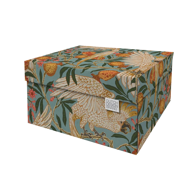Cockatoo & Pomegranate Storage Box B2B