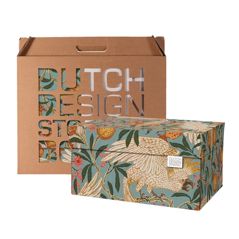 Cockatoo & Pomegranate Storage Box B2B