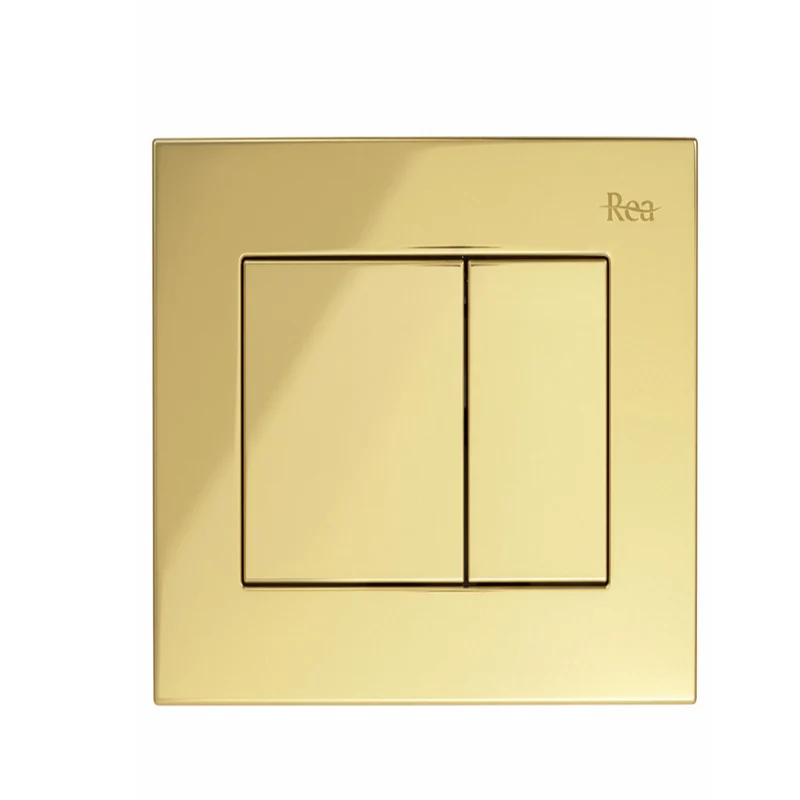 Vorwandelement K011A-Q Gold mit Betätigungsplatte Typ J