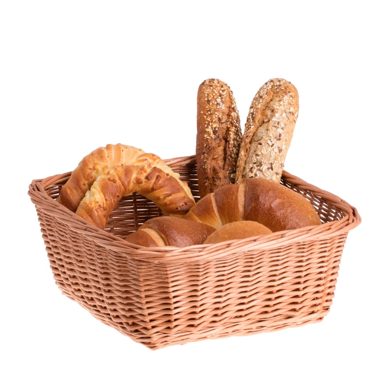 Laro wicker bread basket for display – set of 2. TheWickerStories