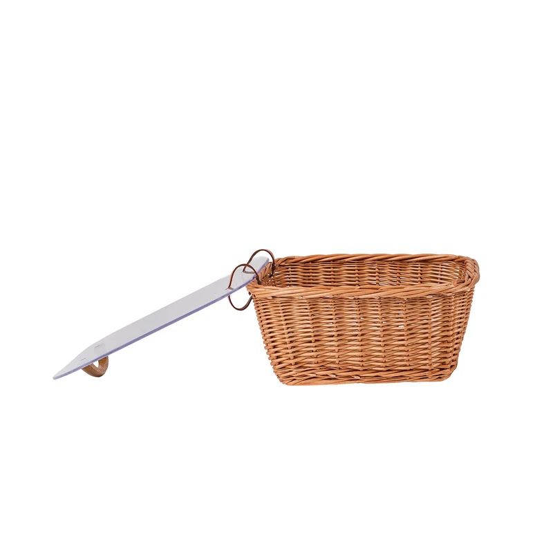 Laro wicker bread display basket with lid, set of 2 by TheWickerStories