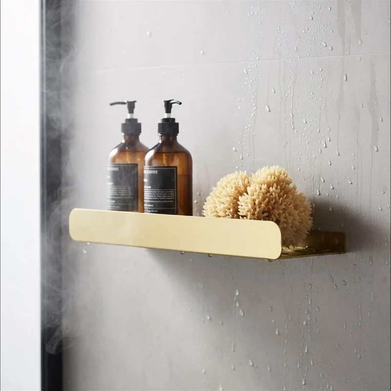 Badezimmerregal SF03 60 cm – Gold Matt