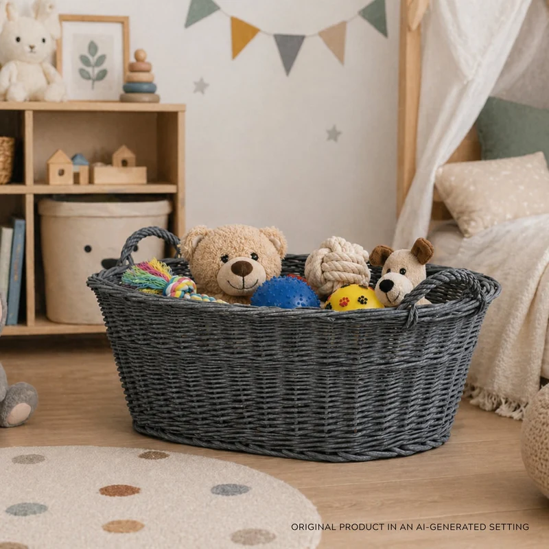 Milvus wicker storage basket TheWickerStories