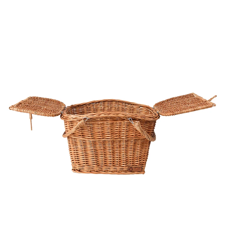 Kastulia wicker picnic basket, shopping basket with handles and lid TheWickerStories