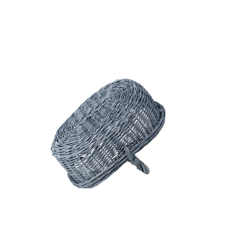 Wenevre wicker shopping and picnic basket with handle TheWickerStories