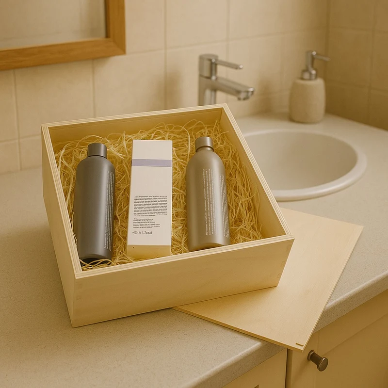 Genussbox mit Schiebedeckel 240x240x90 mm