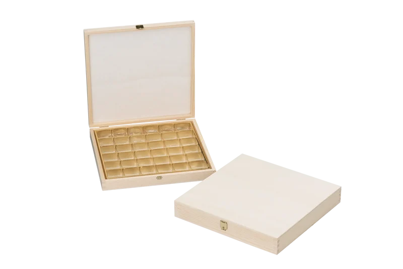 36er - Pralinenschachtel aus Holz
