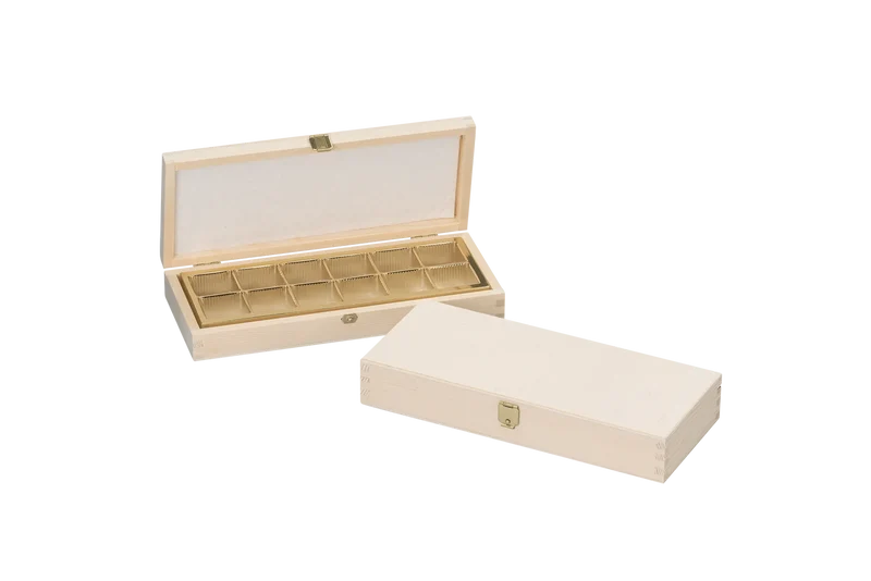 12er - Pralinenschachtel aus Holz