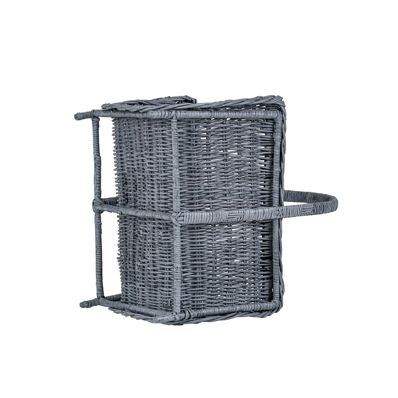 Ferla wicker fireplace log basket with handle TheWickerStories