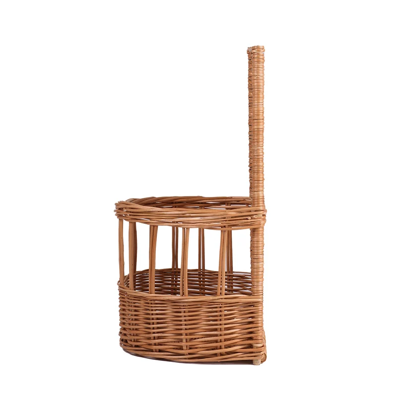 Bivela wicker baguette basket for storage and display TheWickerStories