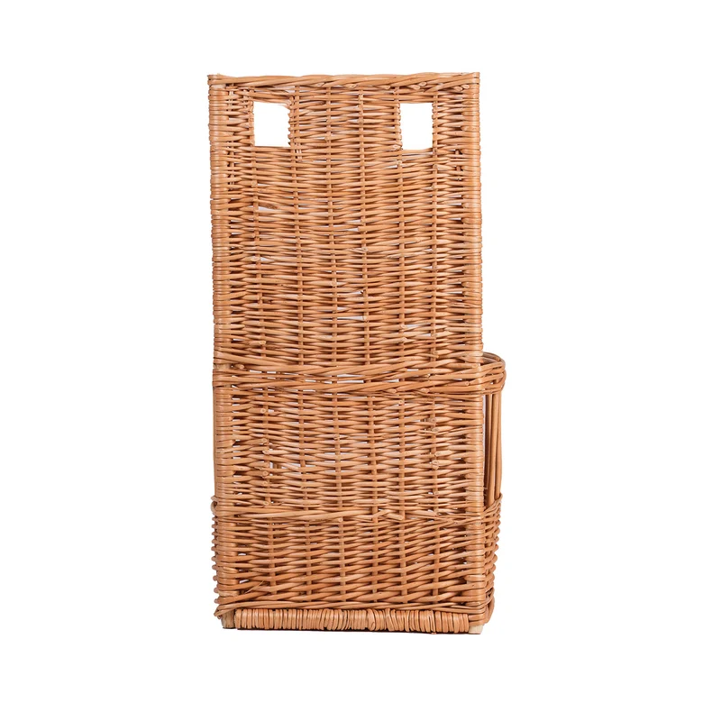 Bivela wicker baguette basket for storage and display TheWickerStories