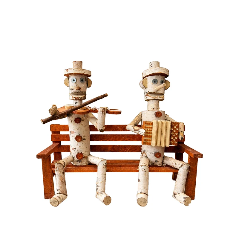 Lignum wooden decorative figurine made of birch for the garden TheWickerStories
