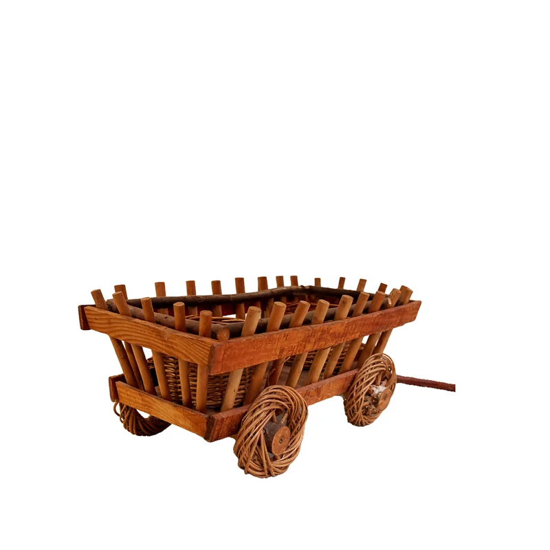 Lignum decorative figurine with planters for the garden TheWickerStories