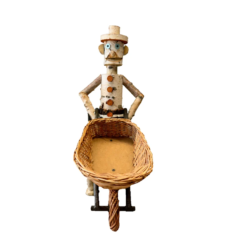 Lignum wooden decorative figurine made of birch for the garden TheWickerStories