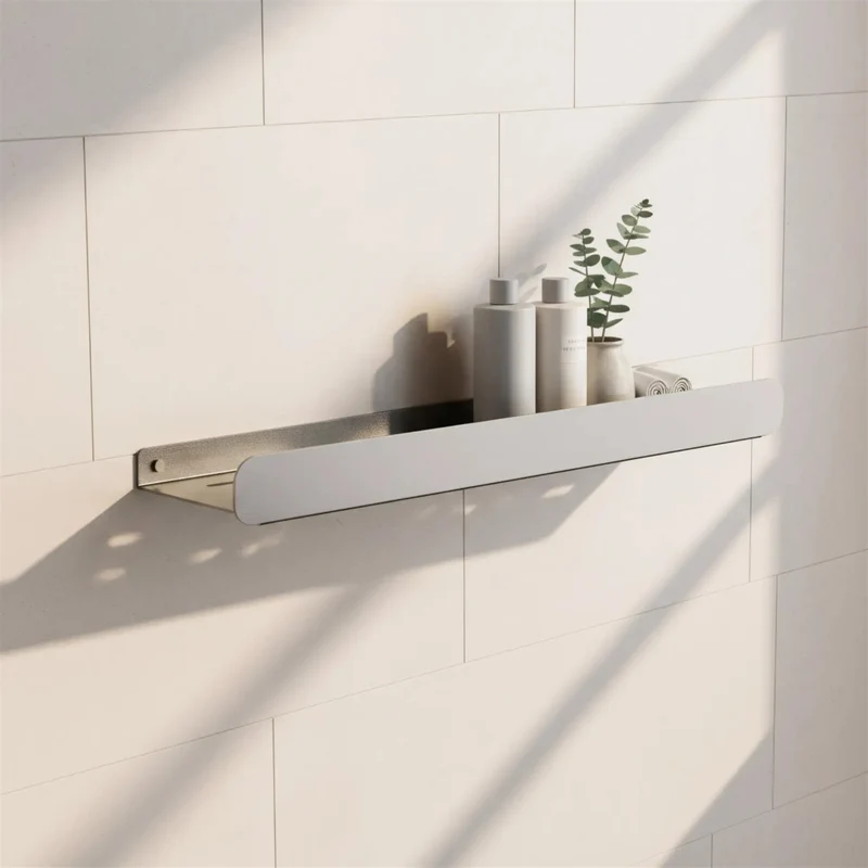 Badezimmerregal SF03 45 cm – Stahl Matt