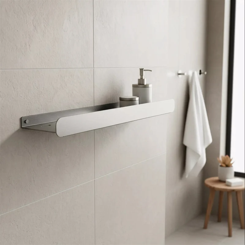 Badezimmerregal SF03 60 cm – Stahl Matt