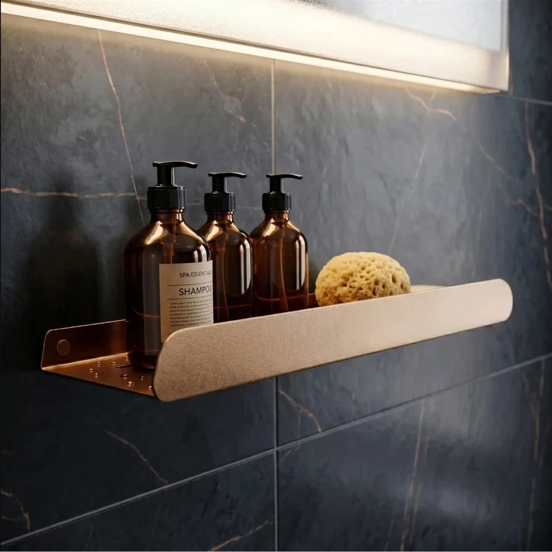 Badezimmerregal SF03 45 cm – Kupfer Matt