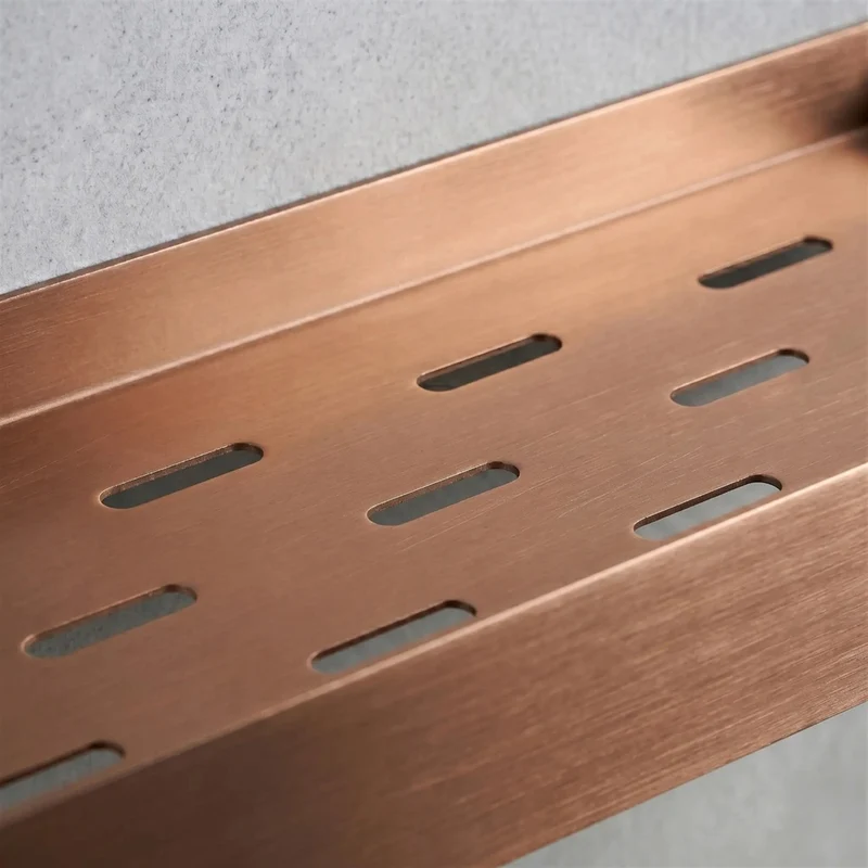Badezimmerregal SF03 45 cm – Kupfer Matt