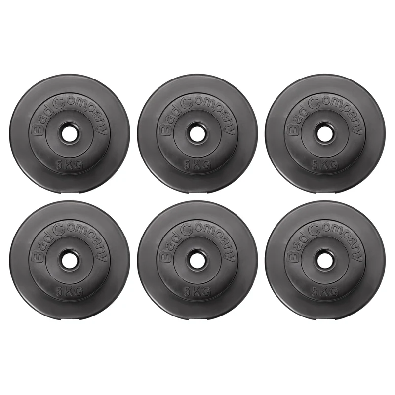 30 Kg (6x5) Hantelscheiben Hantel Hanteln 30/31mm Kunst.