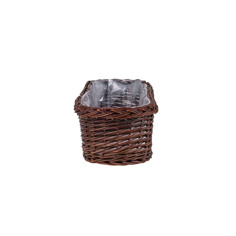 Fivina wicker planter covers with foil liner, set of 3. TheWickerStories
