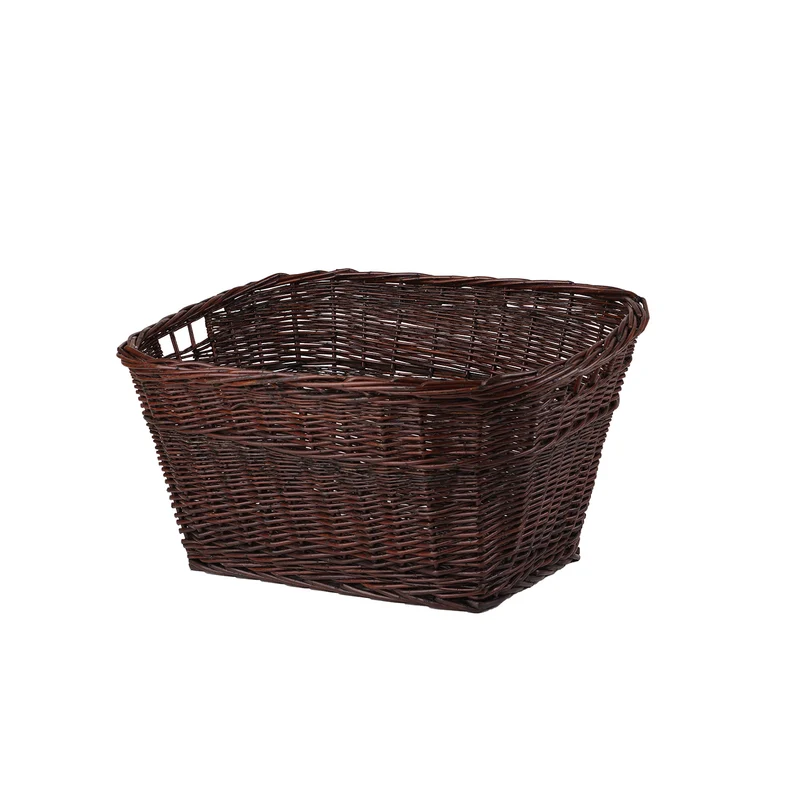 Mivella wicker log basket for fireplace TheWickerStories