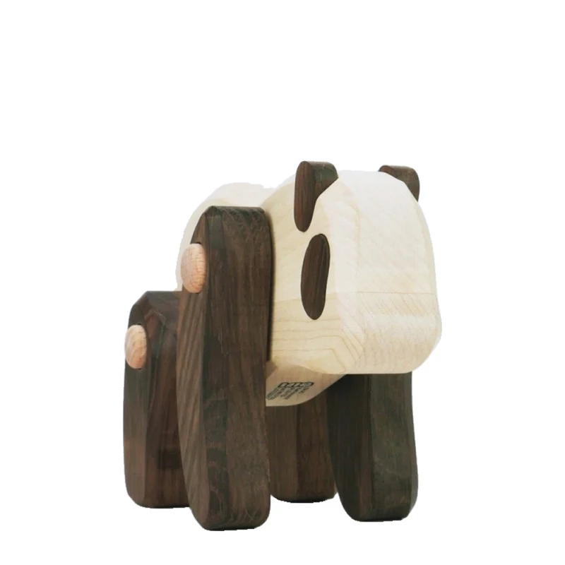 Pueri wooden panda - children's toy TheWickerStories