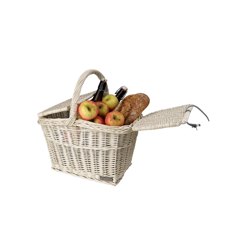 Kerria wicker picnic basket with lid and handle TheWickerStories