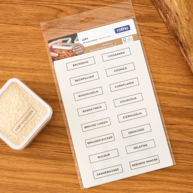 LOFT Aufkleber - Küchenorganisation