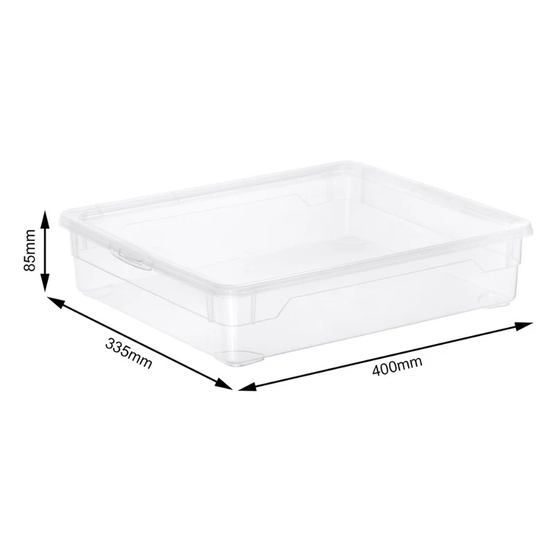 Aufbewahrungsbox CLEAR 9L - 40x33.5x8.5cm