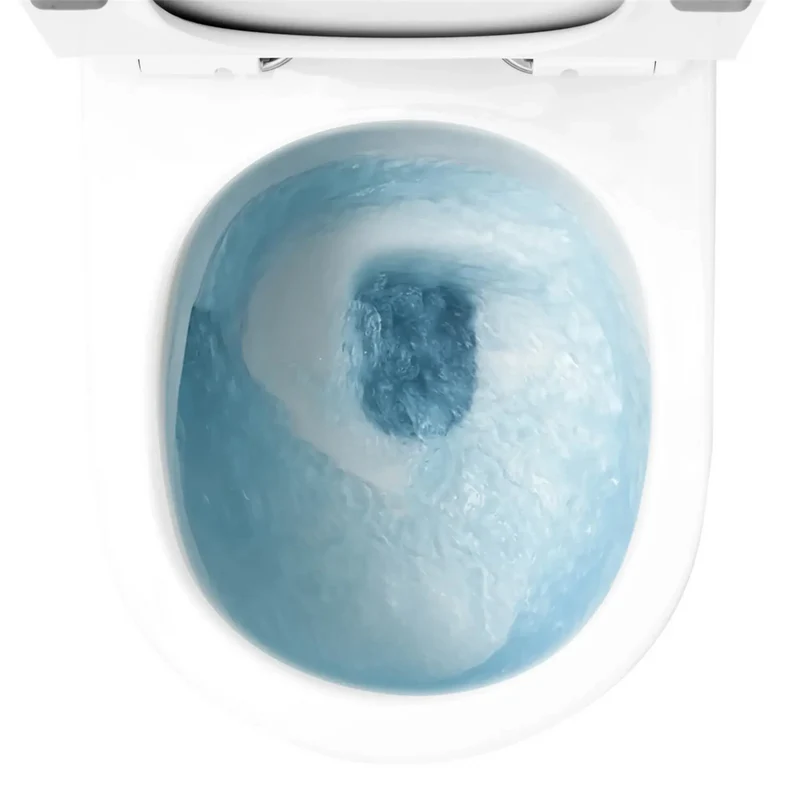 WC Schüssel Randlos Carlo Mini Tornado – Weiß 49 × 36,5 cm