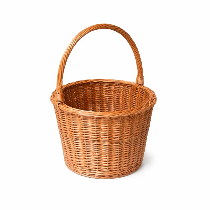 Zamia wicker garden basket for plants and decor TheWickerStories