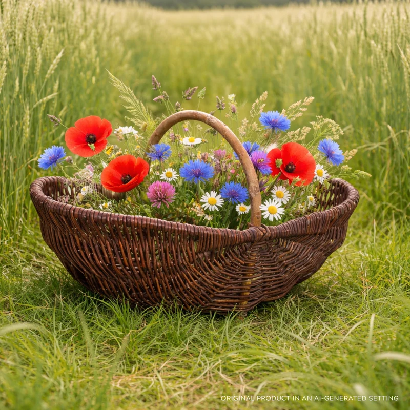 Vandis wicker basket for harvesting and planting — TheWickerStories