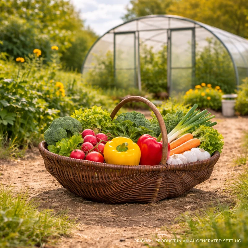 Vandis wicker basket for harvesting and planting — TheWickerStories