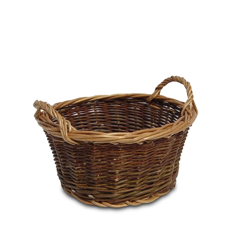 Zamias wicker basket, plant pot cover for garden and balcony TheWickerStories