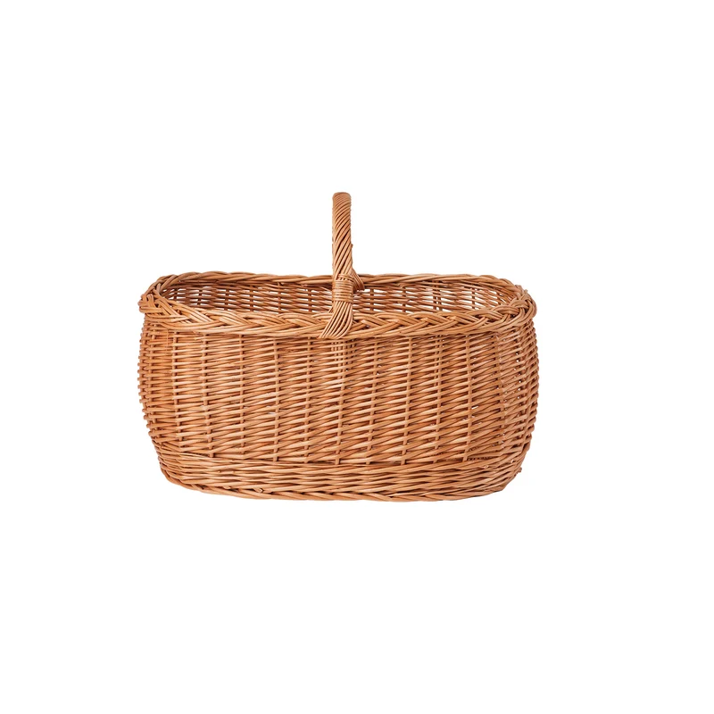 Wendissa wicker shopping basket, mushroom and picnic basket, decorative gift basket TheWickerStories