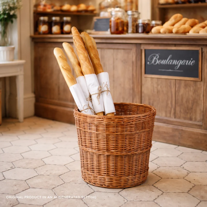 Balvina wicker storage basket TheWickerStories