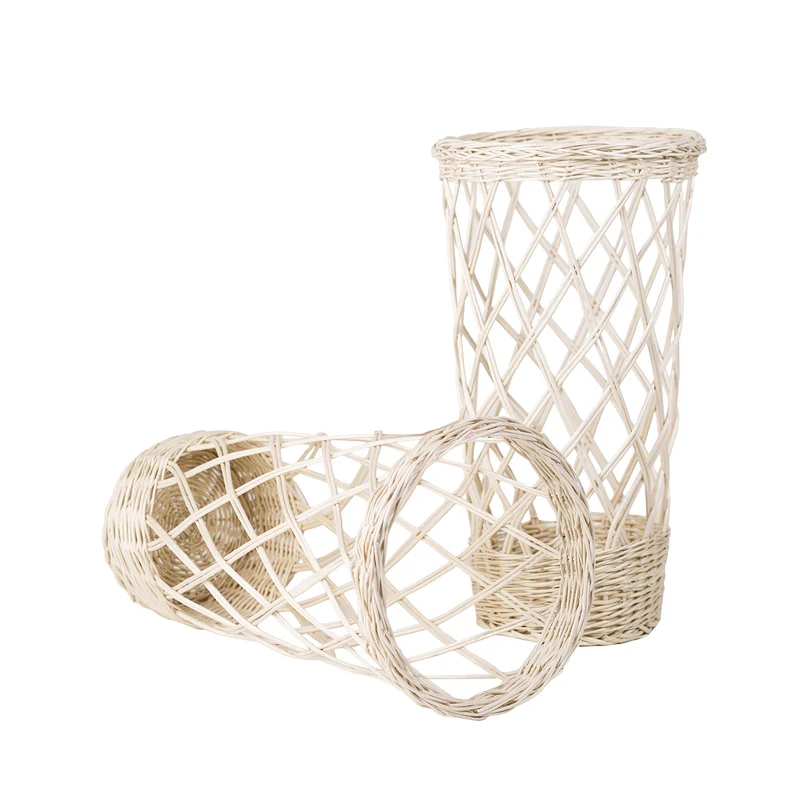 Belvora wicker baguette display baskets, set of 2 TheWickerStories