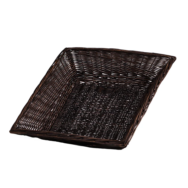 Tolaria wicker bread basket for display TheWickerStories
