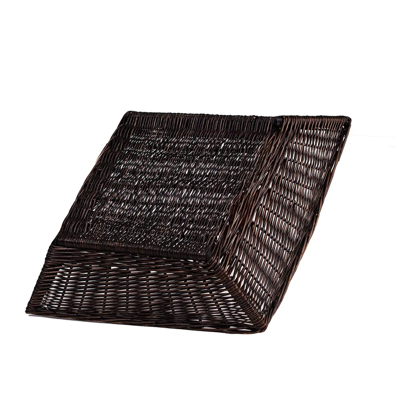 Tolaria wicker bread basket for display TheWickerStories