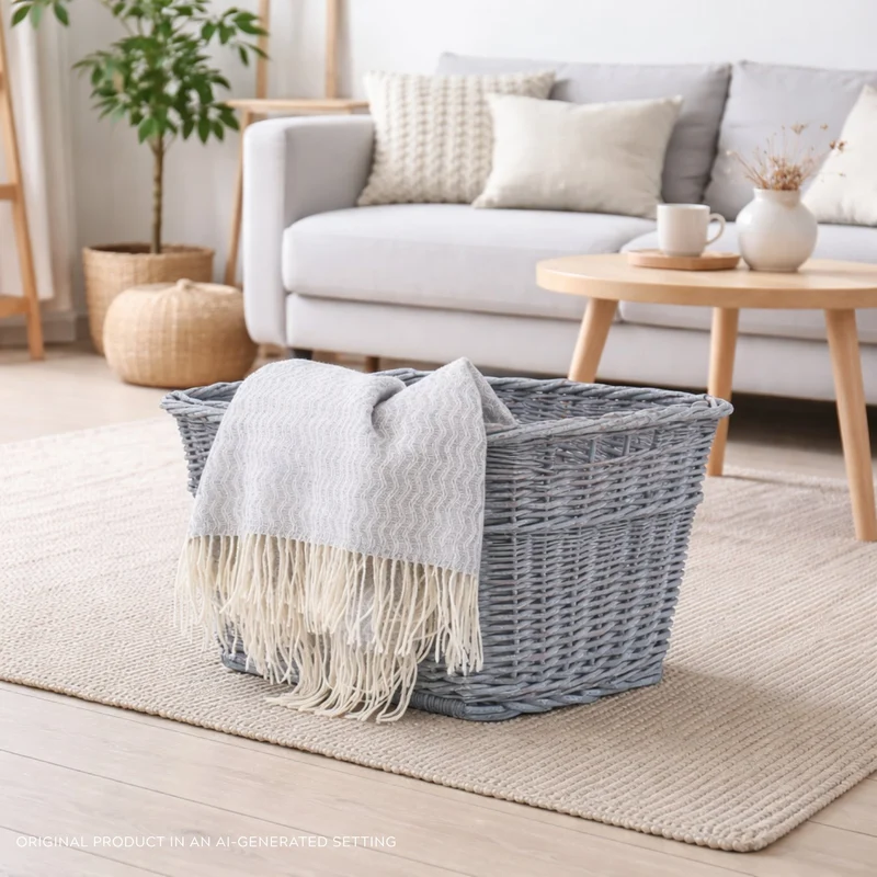 Mivella wicker storage basket TheWickerStories